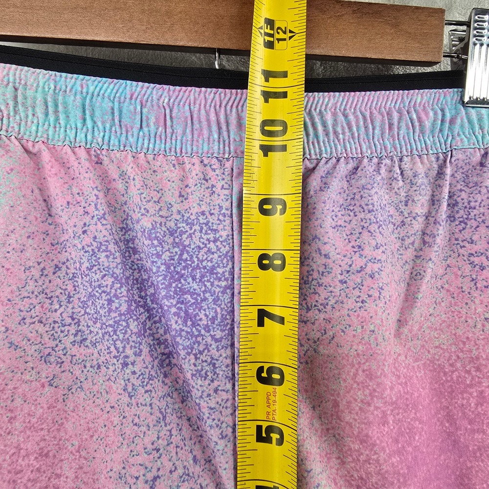Chubbies The Vaporwaves Training Shorts Mens XXL Pink Purple 5.5" 2-in-1 Lined - Picture 4 of 10